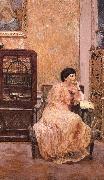 Edouard Vuillard Maxi Er portrait of his wife at home oil painting